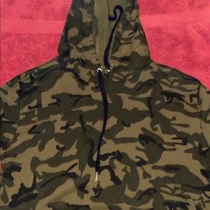 Crop Top Camo Hoodie